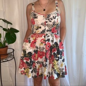 Kimchi Blue Floral Skater Dress